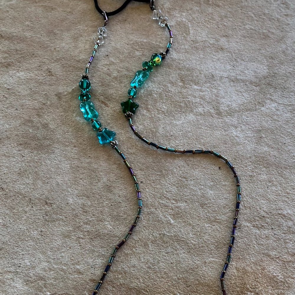 UPcycled face mask lanyard holder chain